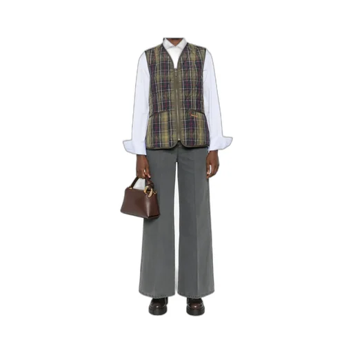 Quilted Tartan Gilet