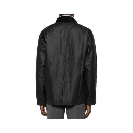 Crinkled Finish Shirt Jacket