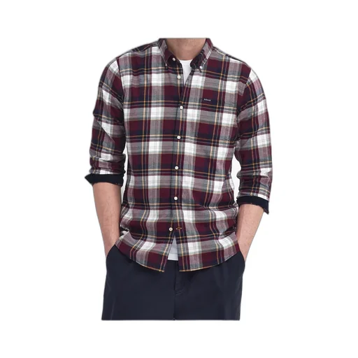 Logo-Detail Plaid Shirt