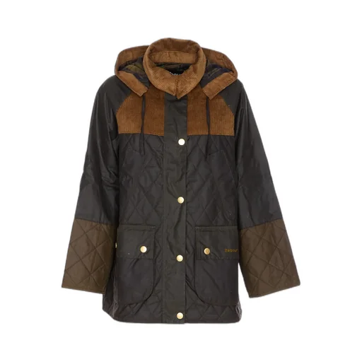Panelled Waxed Parka