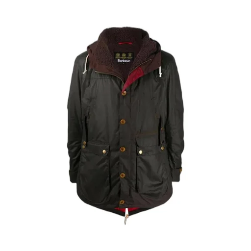 Hooded Button-Down Jacket