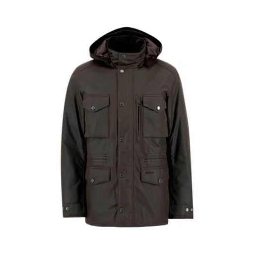 Winter Sapper Hooded Wax Jacket