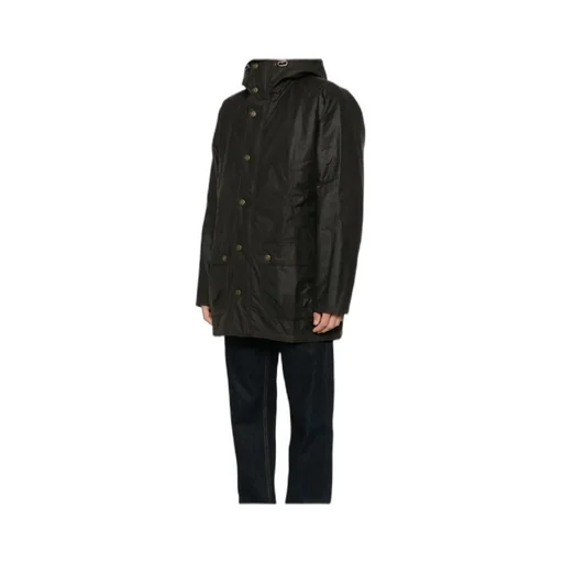 Hooded Snap-Fit Coat