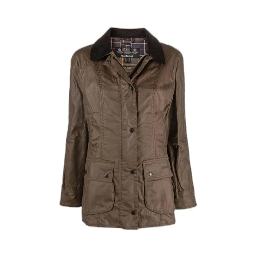 Collared Waxed Raincoat