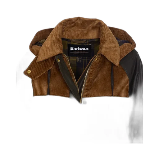 Panelled Waxed Parka