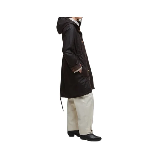 Drawstring Hooded Coat