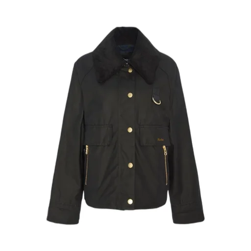 Logo Embroidered Long-Sleeve Jacket