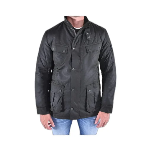 Logo Patch Waxed Jacket