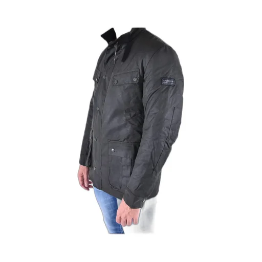 Logo Patch Waxed Jacket