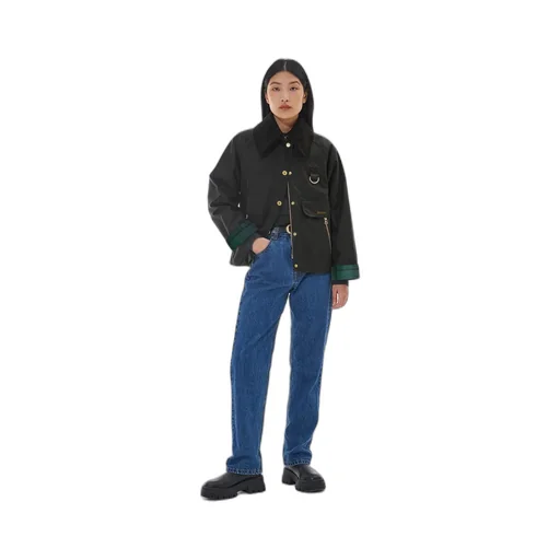 Logo Embroidered Long-Sleeve Jacket