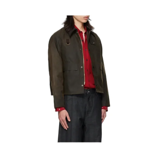 Corduroy-Collar Jacket