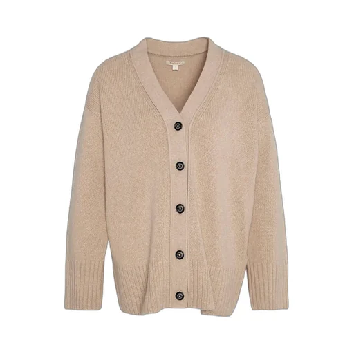 V-Neck Button-Up Cardigan