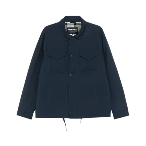 Logo Embroidered Long-Sleeved Coat
