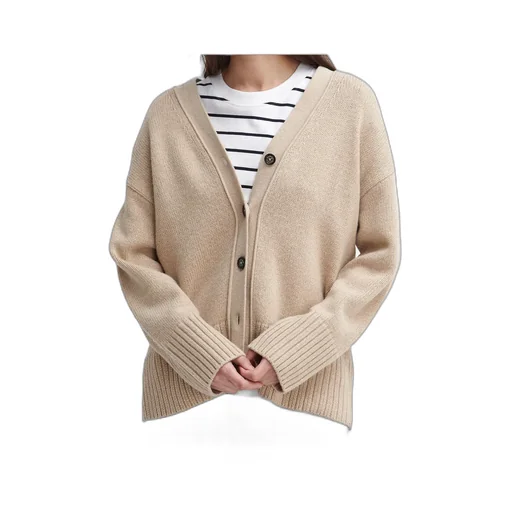 V-Neck Button-Up Cardigan