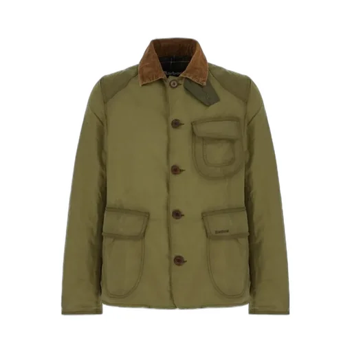 Corduroy-Collar Jacket