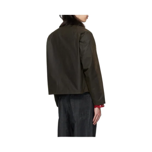 Corduroy-Collar Jacket