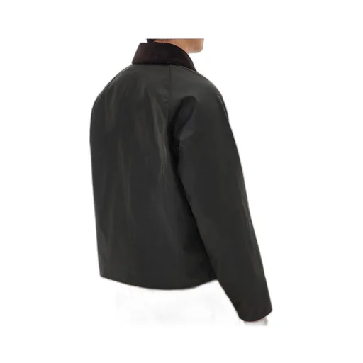 Corduroy-Collar Jacket