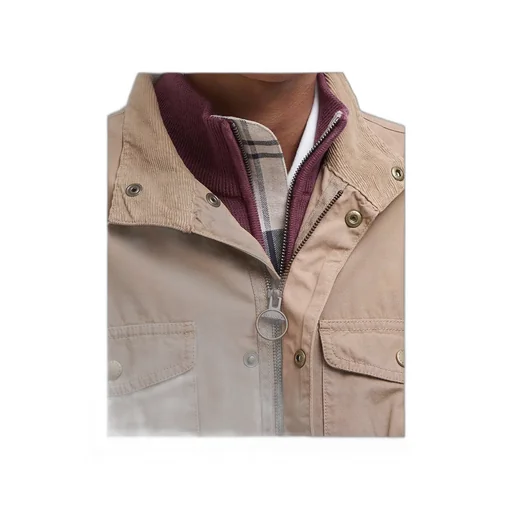 Button-Fastening Cotton Jacket