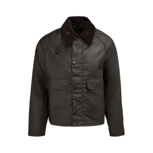 Corduroy-Collar Jacket