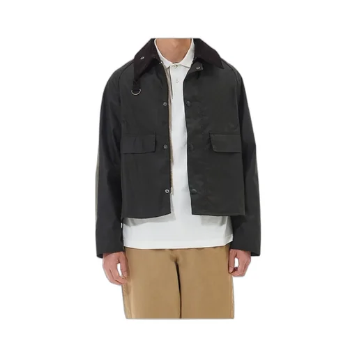 Corduroy-Collar Jacket