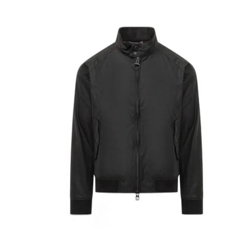 X Baracuta G4 Wax-Coated Zipped Jacket
