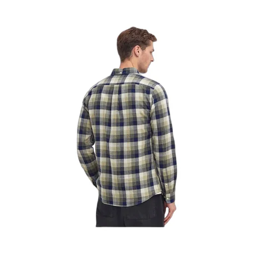 Checked Button-Up Shirt