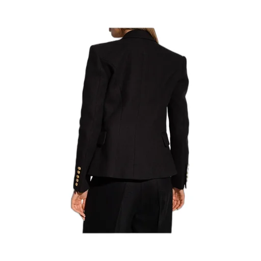 Cotton Piqué Double-Buttoned Jacket