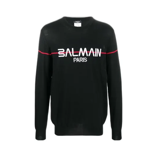 Intarsia Logo Jumper
