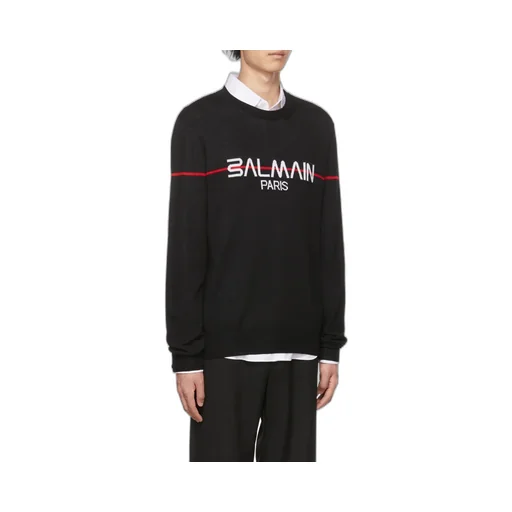 Intarsia Logo Jumper