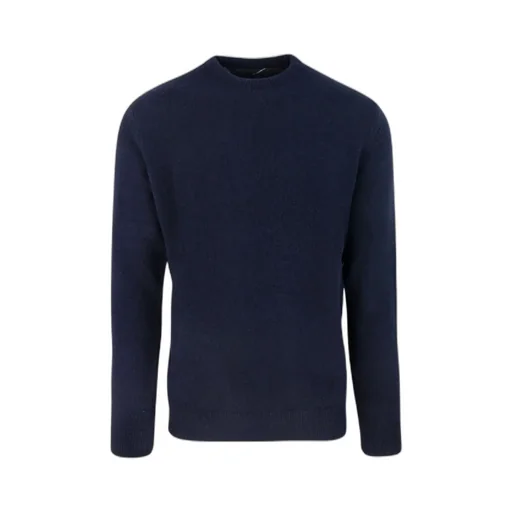 Checked-Panel Crewneck Jumper