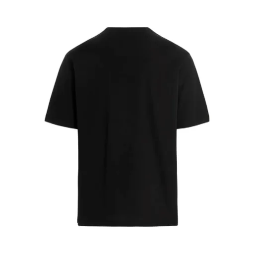 Cotton T-Shirt With Flocked Balmain Medallion