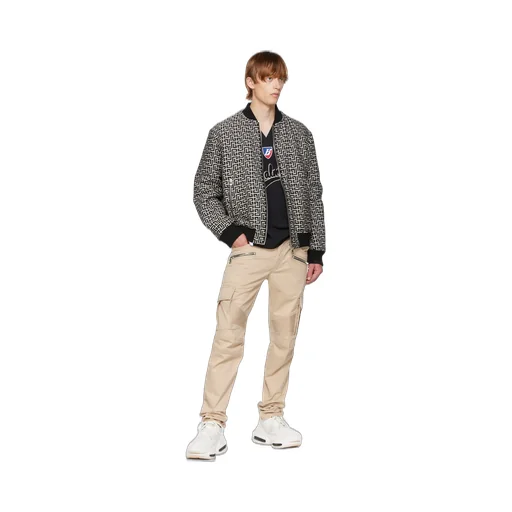 Logo Monogram Reversible Bomber Jacket