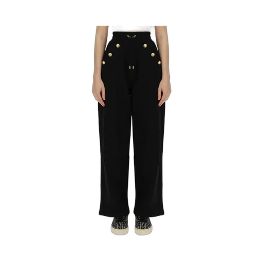 Loose-Fitting Buttoned Joggers