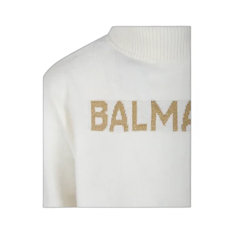 Logo Intarsia Turtleneck Jumper