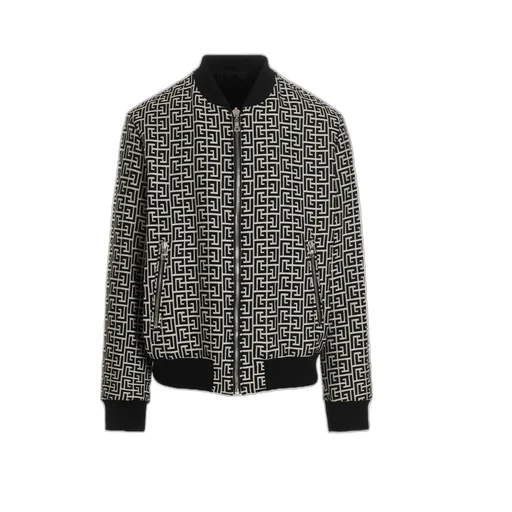 Logo Monogram Reversible Bomber Jacket