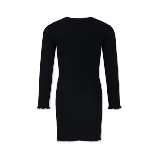 Logo-Jacquard Ribbed-Knit Crewneck Dress