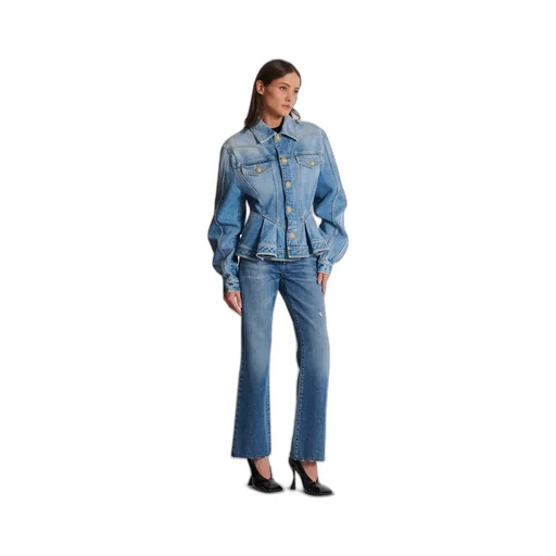 Peplum Denim Jacket