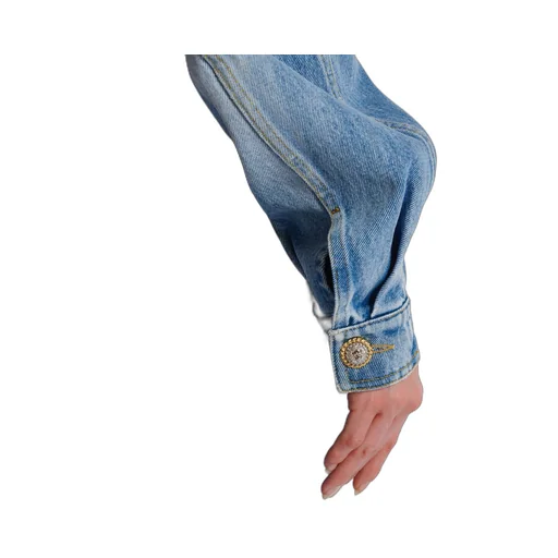 Peplum Denim Jacket