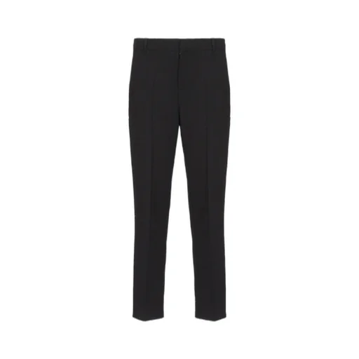Double Wool Crepe Trousers
