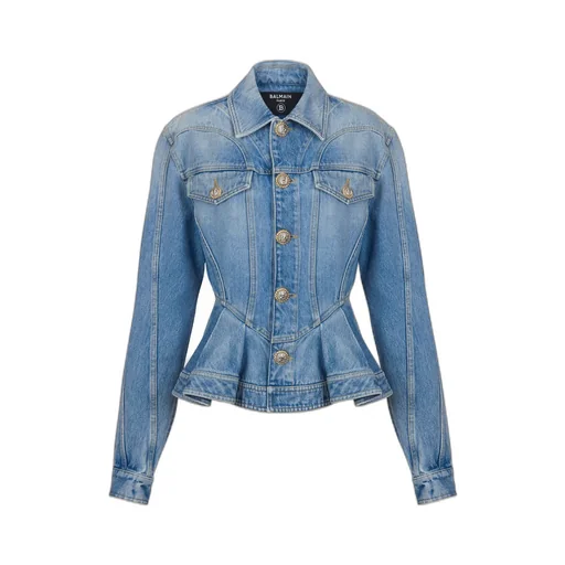 Peplum Denim Jacket