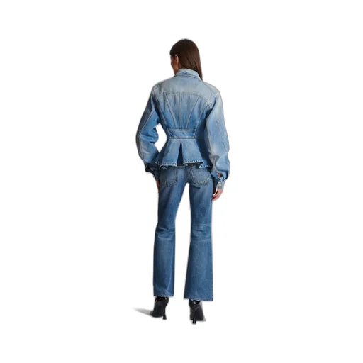 Peplum Denim Jacket