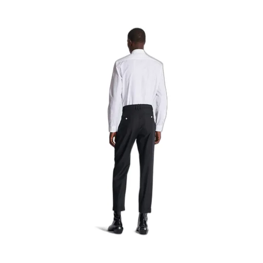 Double Wool Crepe Trousers
