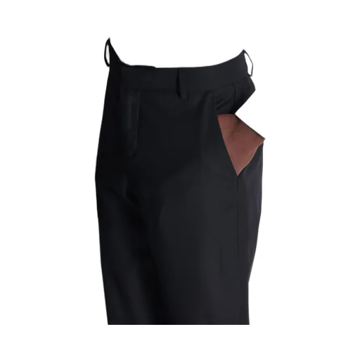 Double Wool Crepe Trousers