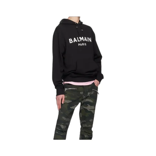 Logo Printed Drawstring Sweatshirt