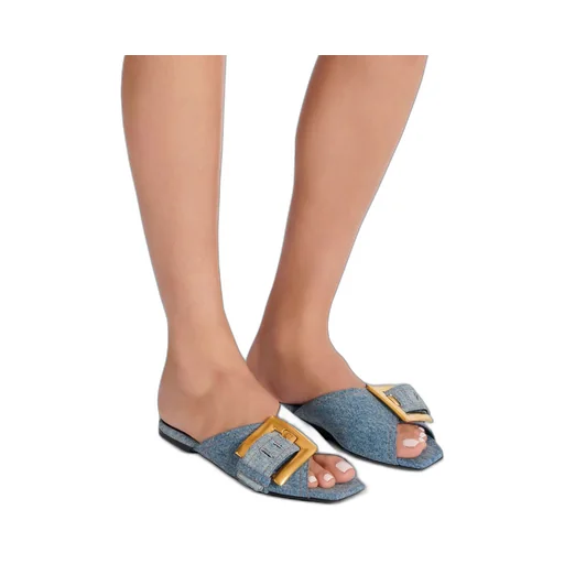 Anthem Flat Denim Sandals
