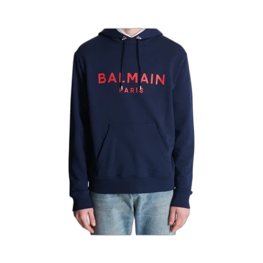Printed Balmain Paris Hoodie