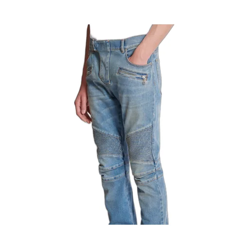 Slim-Fit Biker Jeans