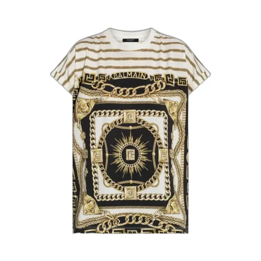 Printed Crewneck Top