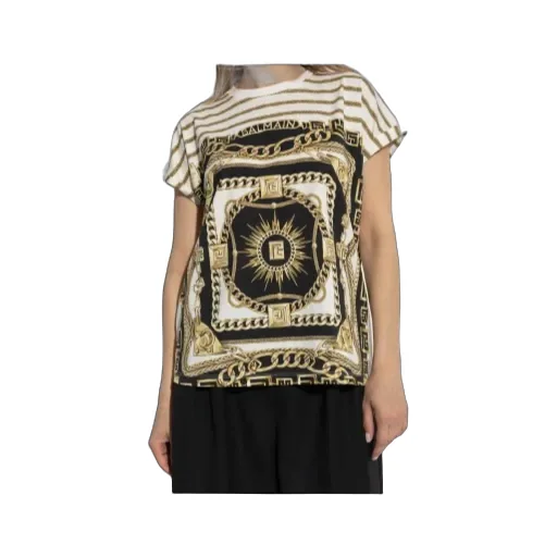 Printed Crewneck Top