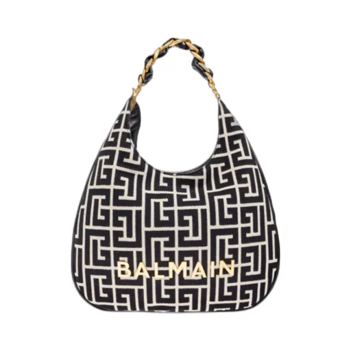 1945 Soft Hobo Large Monogrammed Jacquard Tote Bag